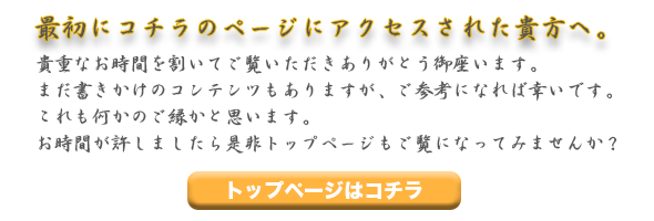 最初にここへアクセスされた方はトップページも見てみませんか？